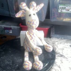 Handmade Crochet Giraffe Toy for Kids